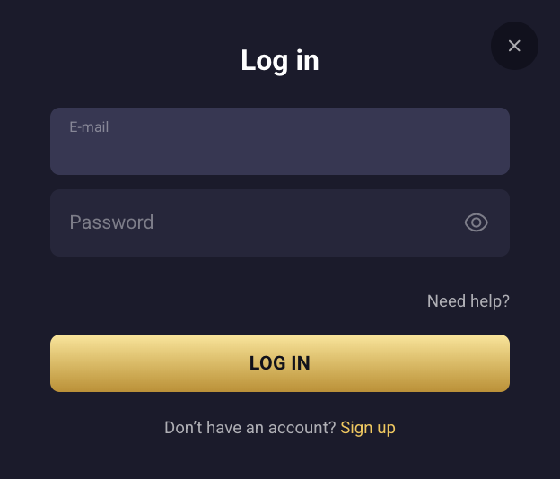 login RollXO Casino